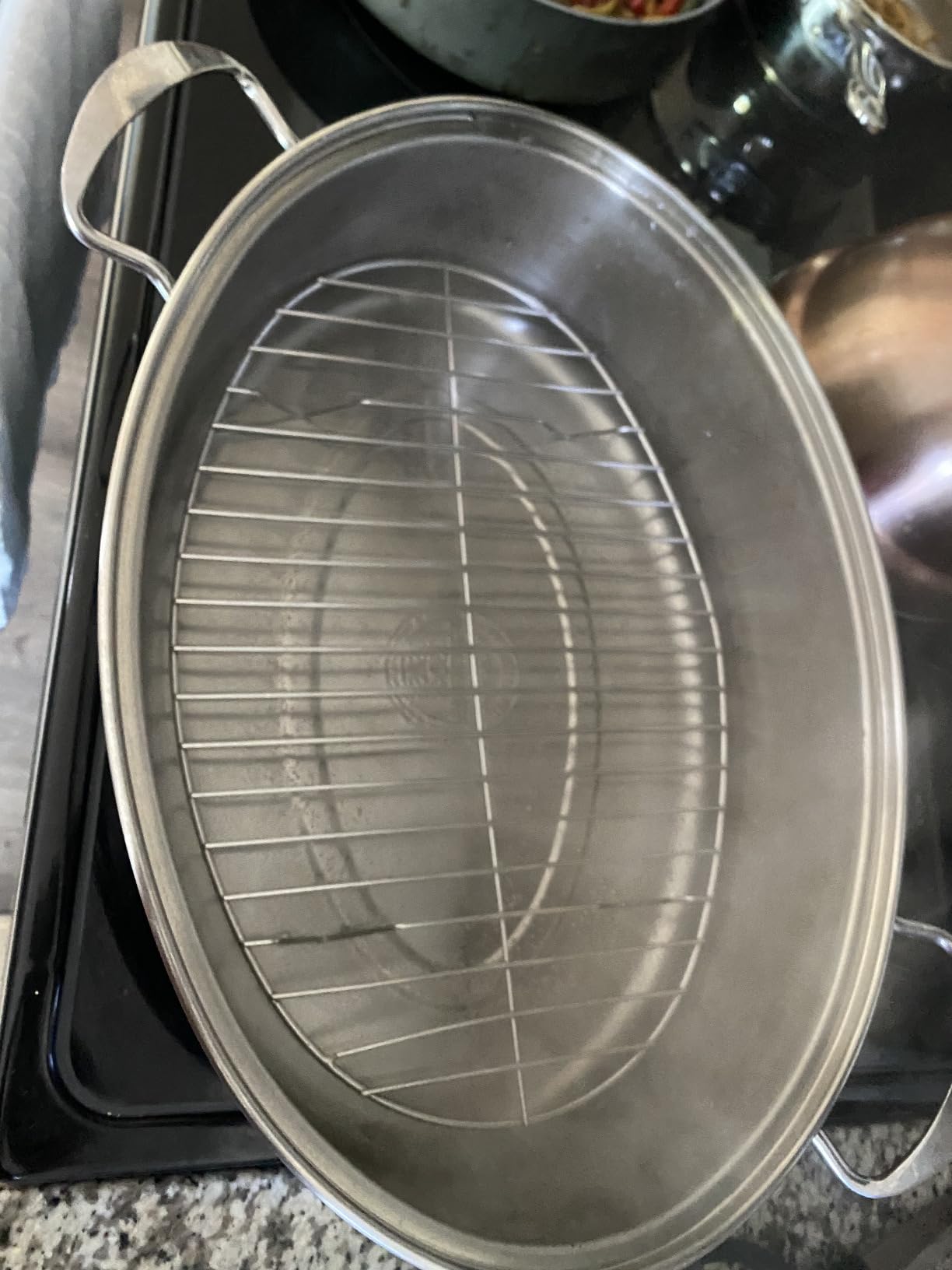 Eglaf 2-Tier Stainless Steel Fish Steamer - Multi-Use Square Steaming Cookware with Rack, Ceramic Plate, Chuck, Oven Mitts - Stockpot for Steaming Fish, Boiling Soup customer photo 2