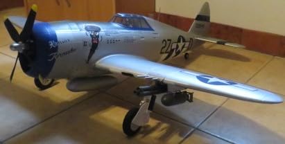 E-flite P-47 Razorback 1.2m BNF Basic Transmitter Battery and Charger Not Included customer photo 2