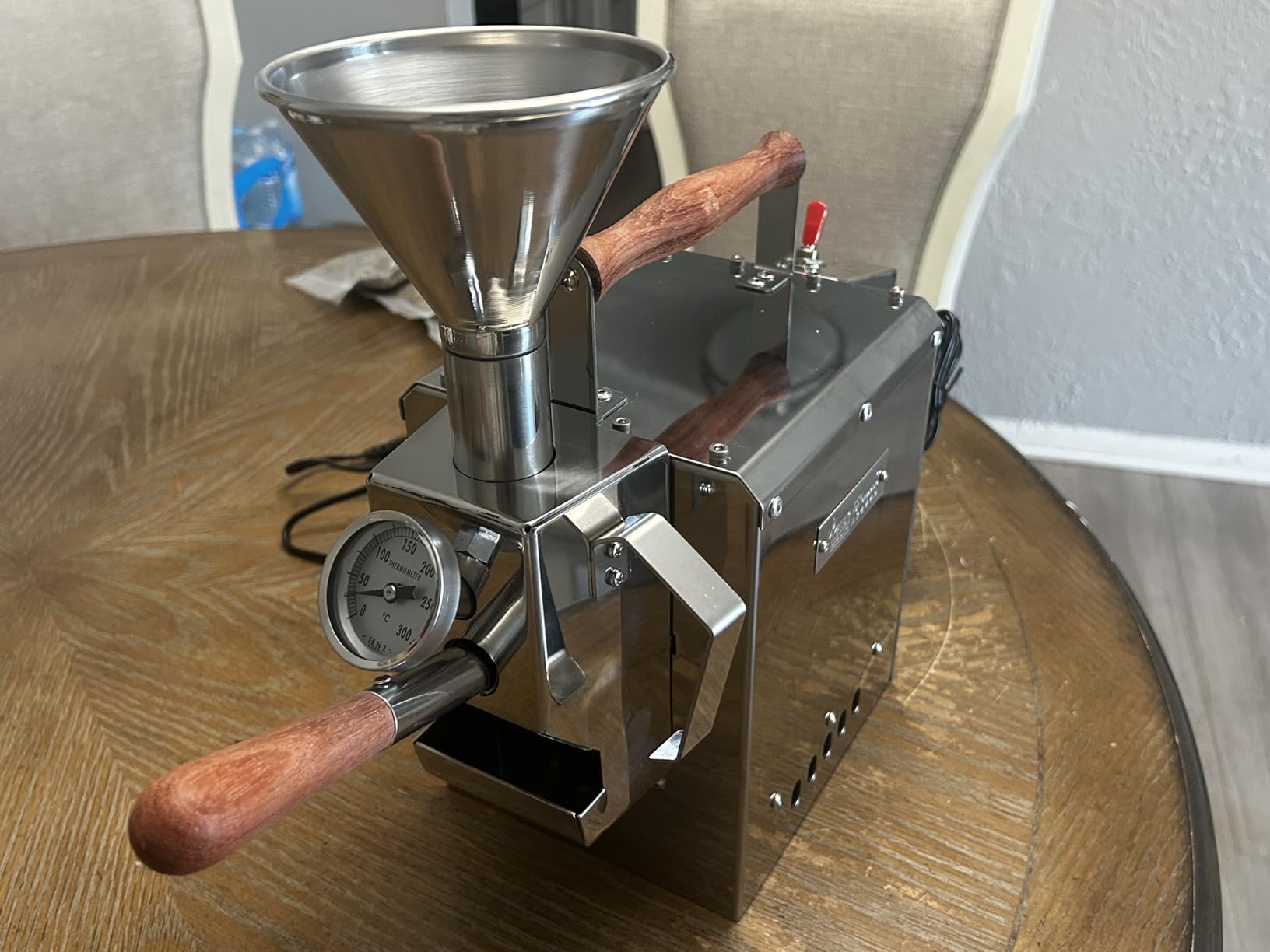 KALDI WIDE Home Coffee Gas Roaster - 300g Capacity with Full Package Accessories. Gas burner required customer photo 1