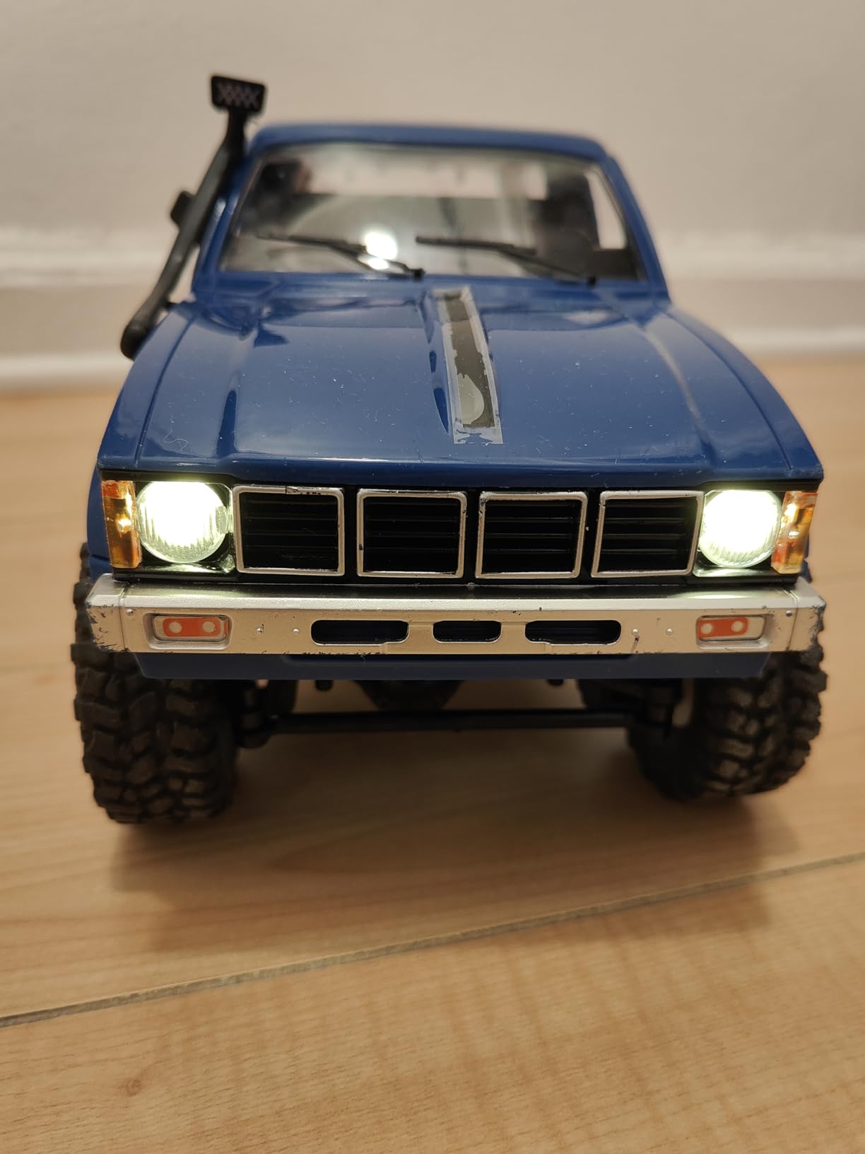 RC Crawler WPL C24 RC Rock Crawler RC Truck 4x4 Off Road RTR, 1/16 Scale Remote Control Truck All Terrain 2.4 Ghz with Proportional Steering LED Lights Hobby Toys Adult customer photo 1