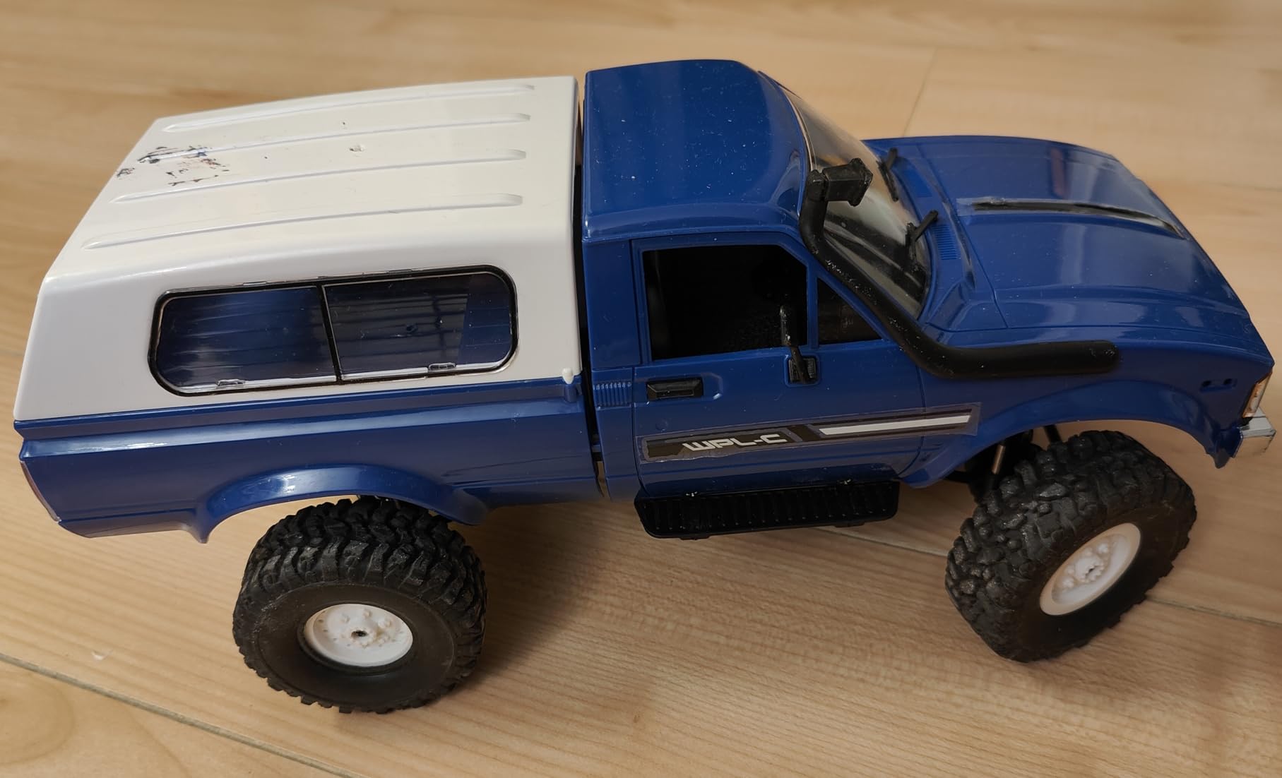 RC Crawler WPL C24 RC Rock Crawler RC Truck 4x4 Off Road RTR, 1/16 Scale Remote Control Truck All Terrain 2.4 Ghz with Proportional Steering LED Lights Hobby Toys Adult customer photo 2