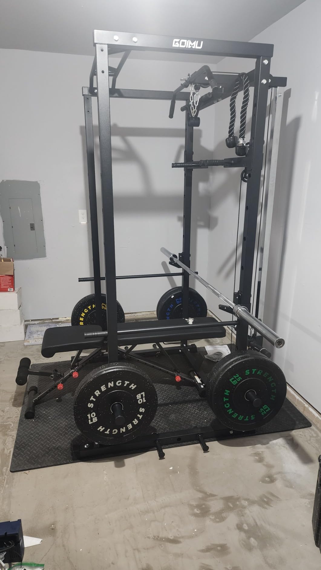 XDDIAS 2-Inch Bumper Plates, Barbell Rubber Olympic Weight Plates Set for Home Gym Strength Training, 20-260lbs, Multiple Options customer photo 2