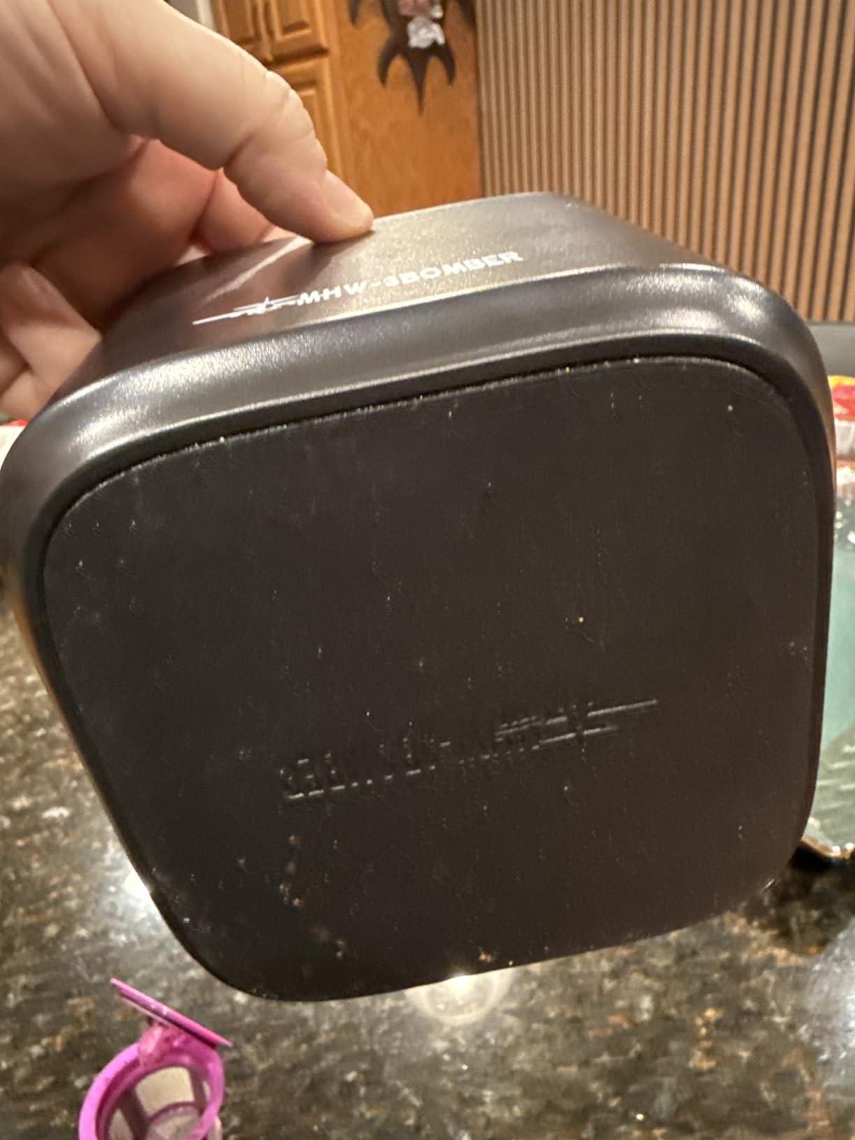 MHW-3BOMBER Espresso Knock Box, 1.2L Coffee Knock Box with Removable Knock Bar customer photo 1