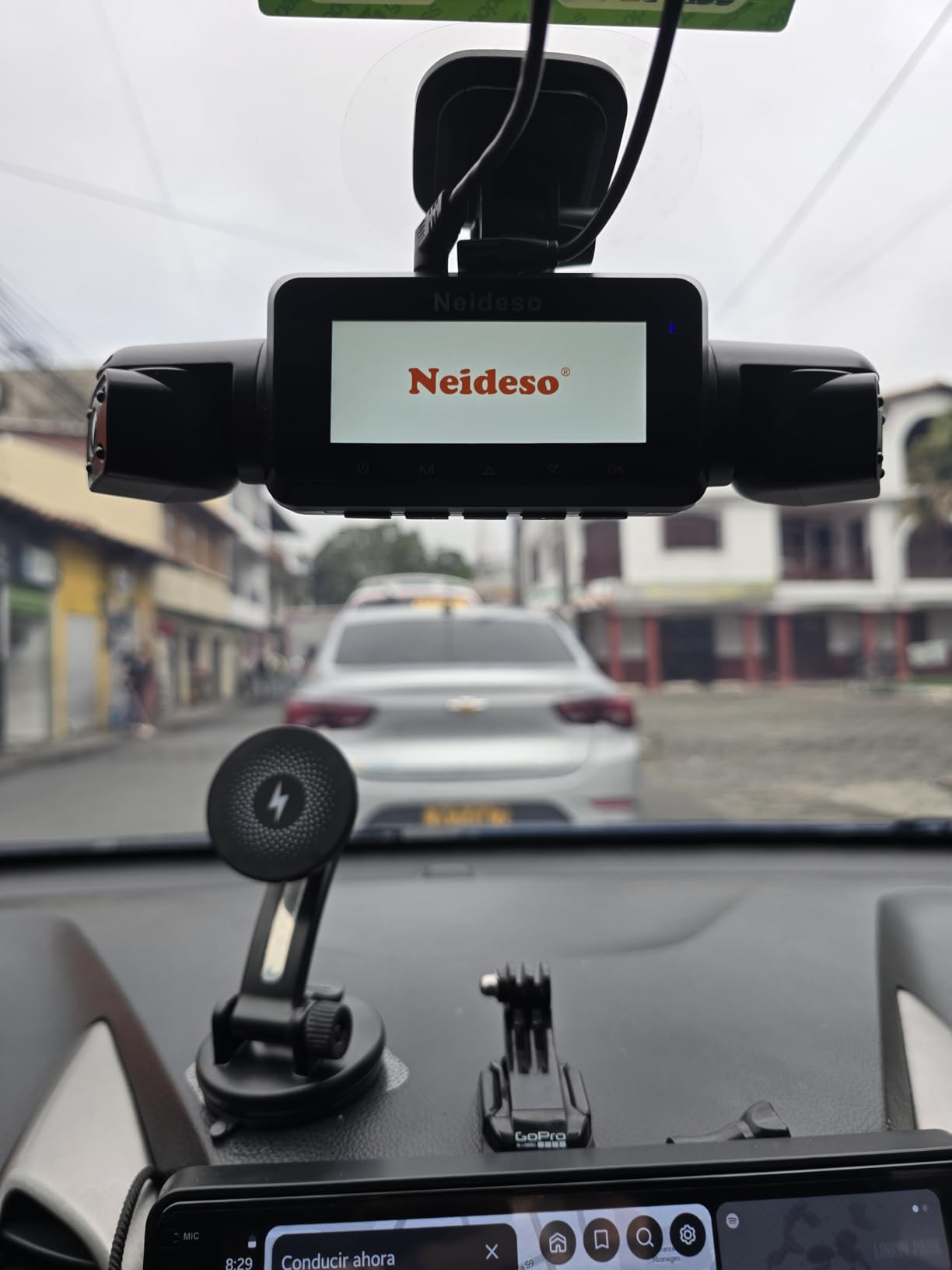 Neideso 360° Dash Cam Front and Rear Inside, 4 Channel FHD 4 * 1080P, Wi-Fi GPS Voice Control Car Camera, Front 2K+1080P*2 Dash Camera for Cars, with 64GB SD Card, Night Vision, 24H Parking Mode(N300) customer photo 2