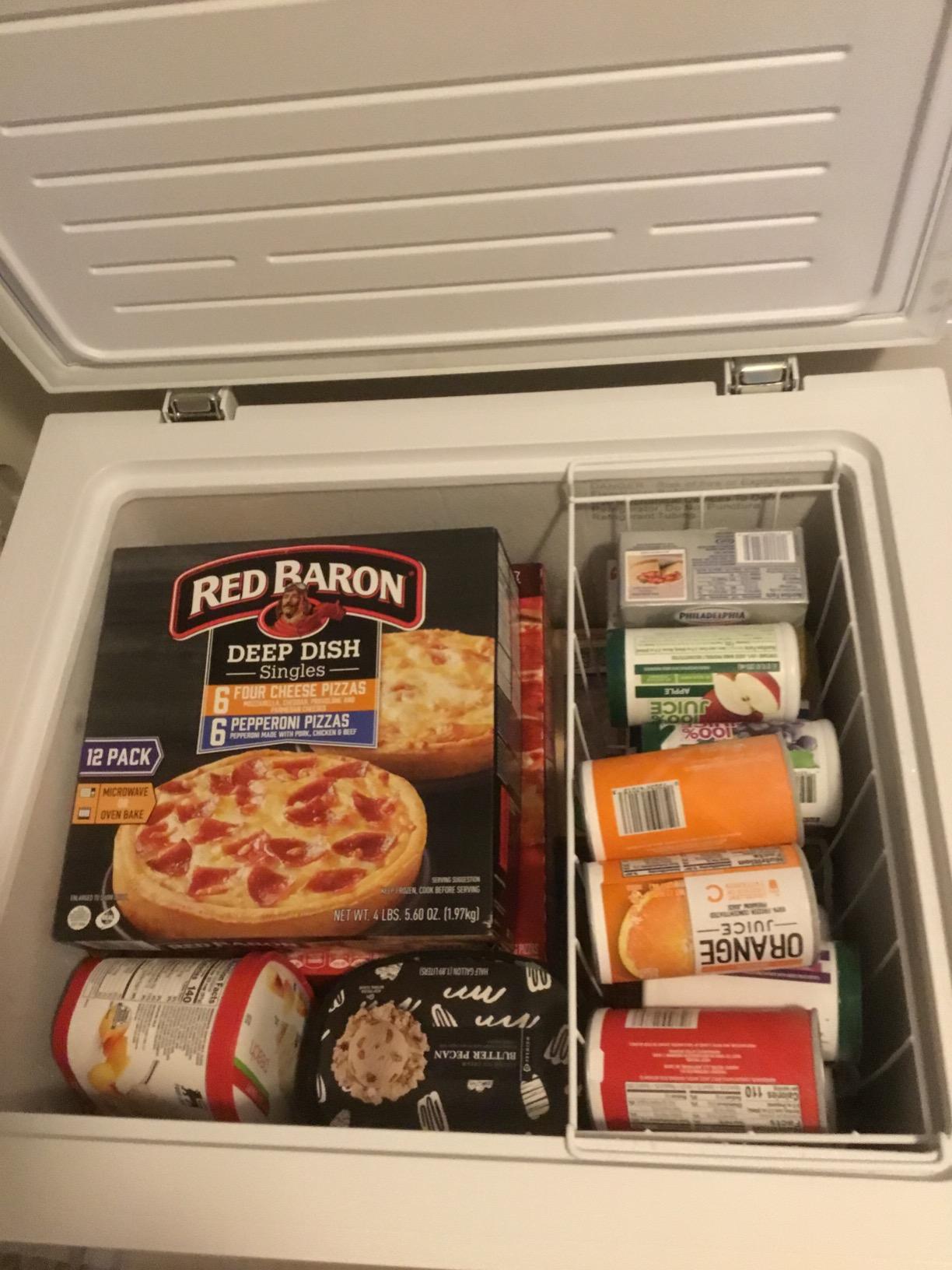 SMETA Chest Freezer 21 Cu. Ft, Large Capacity Deep Freezer with 2 Removable Baskets, Energy Efficient, Freestanding, 65'' Wide, Perfect for Home, Garage, Kitchen, Meat, Basement, Quick Freezing customer photo 1