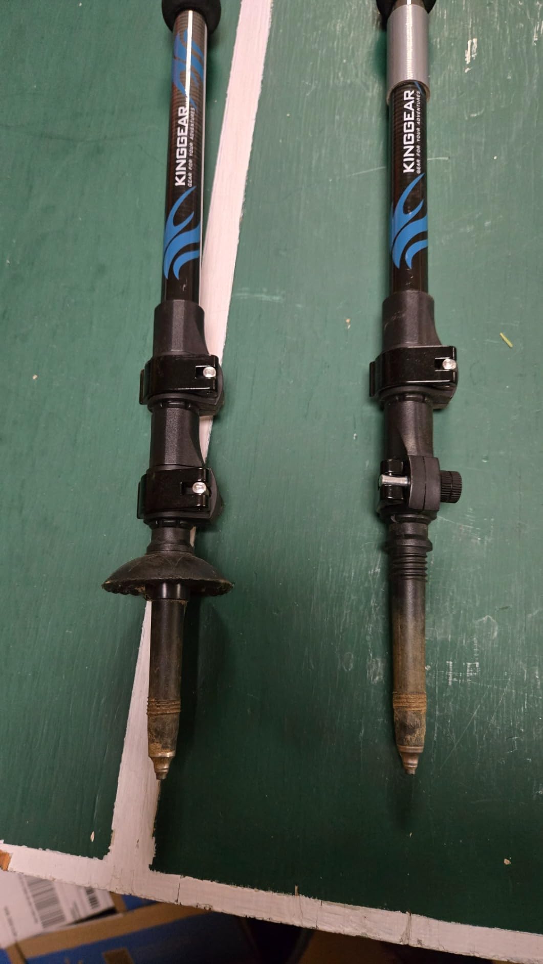 KINGGEAR TPC 100% Carbon Fiber Hiking Poles, Telescopic Retractable Nordic Trekking Poles customer photo 1