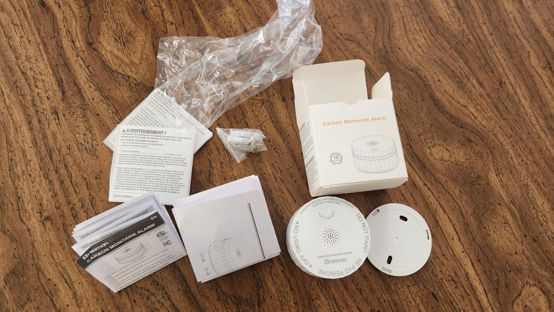 HEIMAN Smart Carbon Monoxide Detectors, Wi-Fi Nano CO Alarm, UL 2034 5th Certified, Real-Time App Notifications, Battery Powered, Test-Reset Button, 10-Year Figaro Sensor, Portable for Travel customer photo 2