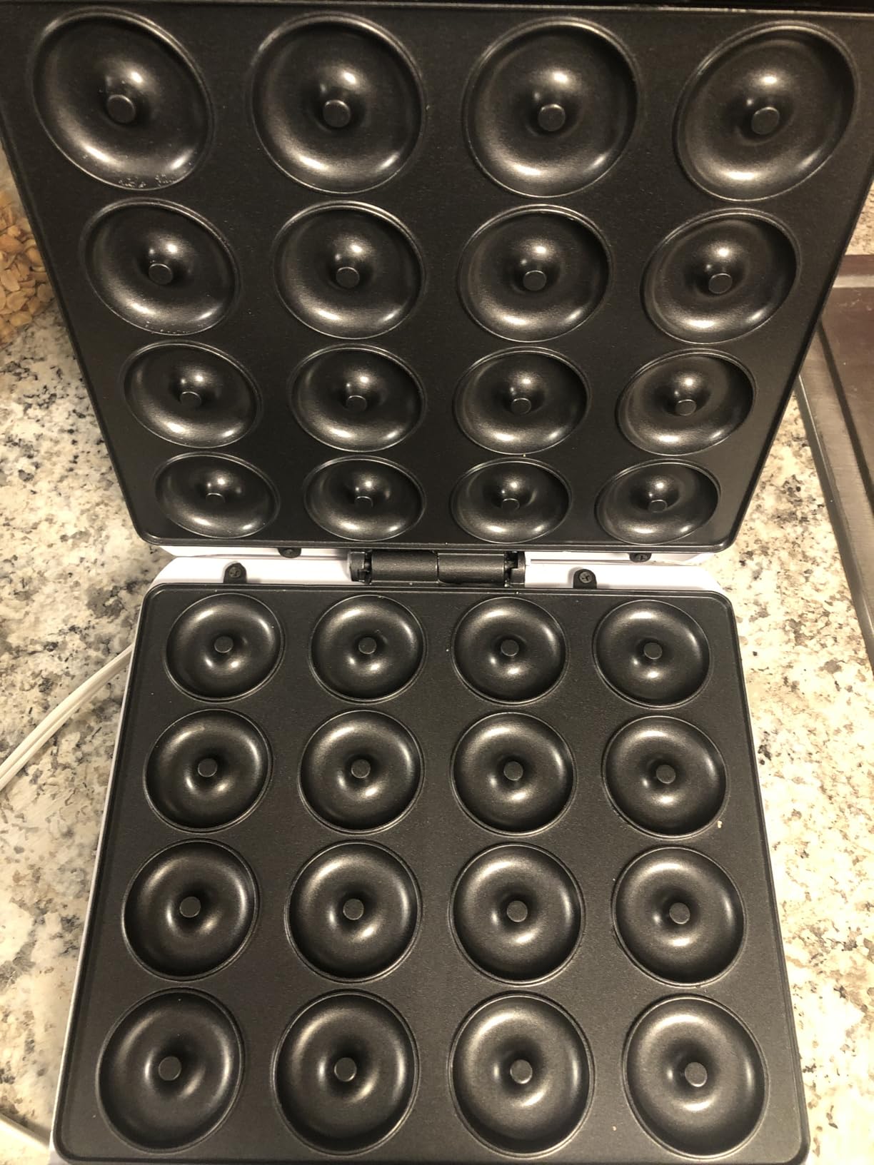 DSP All in One 2 Inch Mini Donut Maker, Non-Stick, Cool Touch, Electric Doughnut Machine for 16 Snacks & Desserts, Perfect for Birthday, Wedding, Baby Shower, Christmas, Party, Afternoon Tea customer photo 2