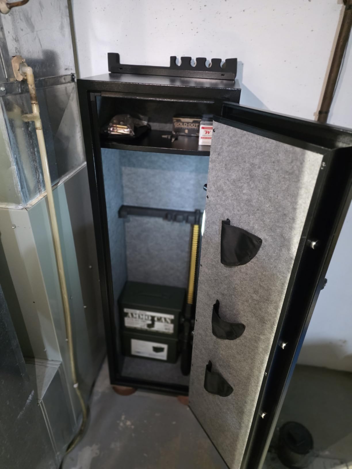 EMAXEE 8-15 Biometric Gun Safe Rifle, Large Gun Safes for Home Rifle and Pistols with Upgraded Panel and LED Light customer photo 1
