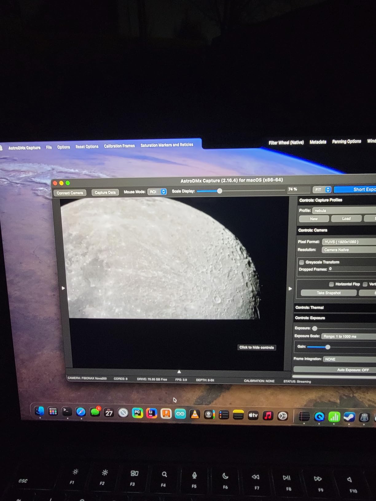 Nova200 Telescope Camera, 1080P USB Astronomy Camera, 1.25 Inch Electronic Eyepiece with Removable UV IR Cut Filter, UVC Plug and Play, ASCOM Driver Support for Lunar Planetary Imaging customer photo 1