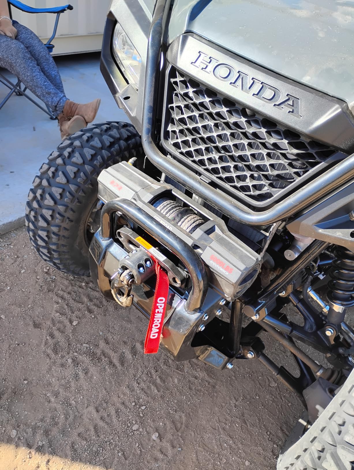 OPENROAD 6000 lbs UTV Winch, Waterproof IP67 Electric Trailer 6k Winch customer photo 2