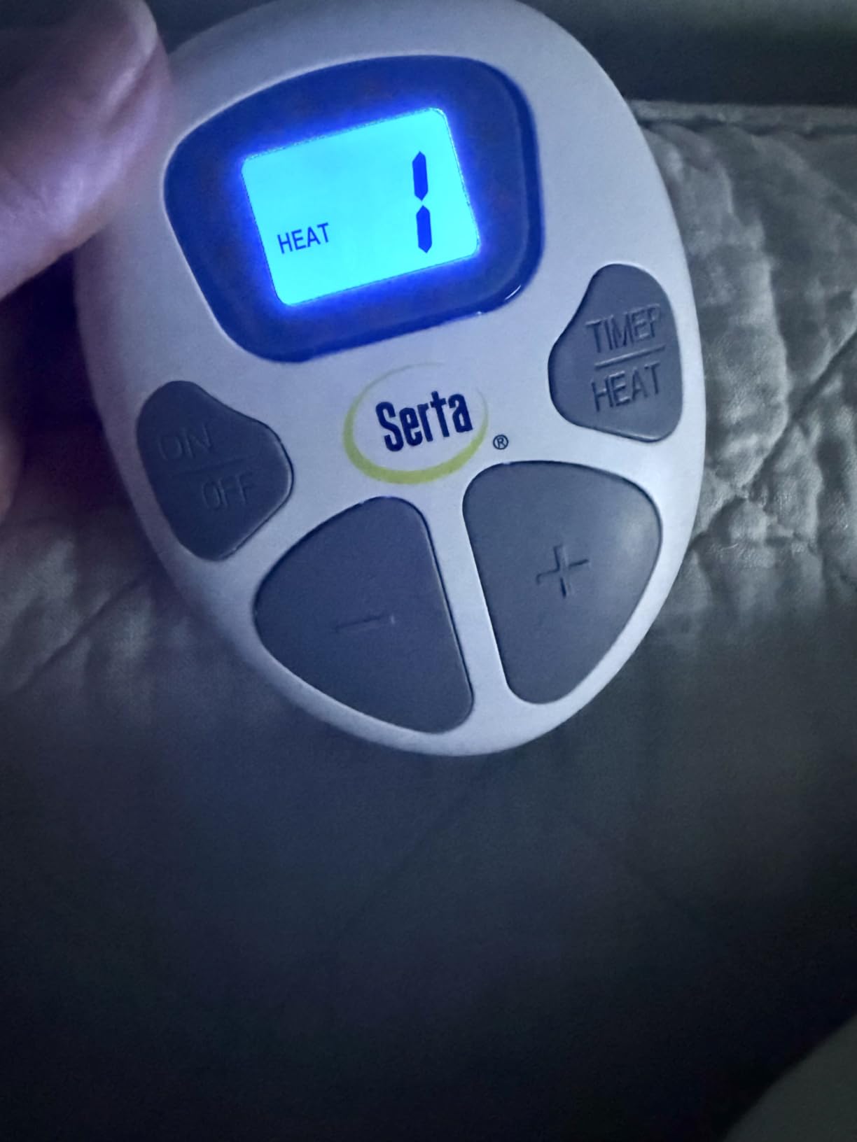 Serta Heated Mattress Pad King Size - Electric Mattress Pad, 10 Heat Setting Controller, Auto Shut Off Timer, Deep Elastic Pocket, Up to 17