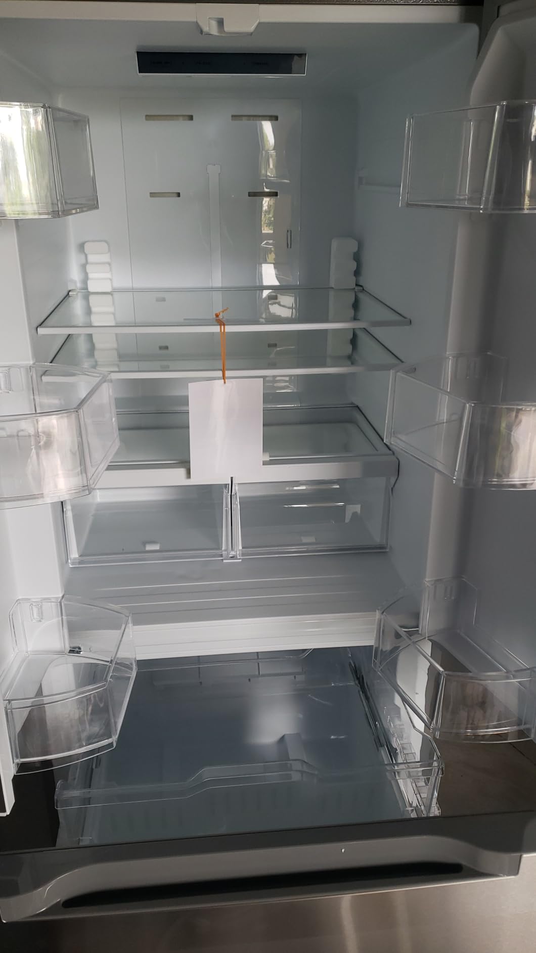 KoolMore 30-Inch and 18.5 cu. ft. Counter Depth French Door Refrigerator with Three Doors and Deep Freezer in Stainless-Steel customer photo 2