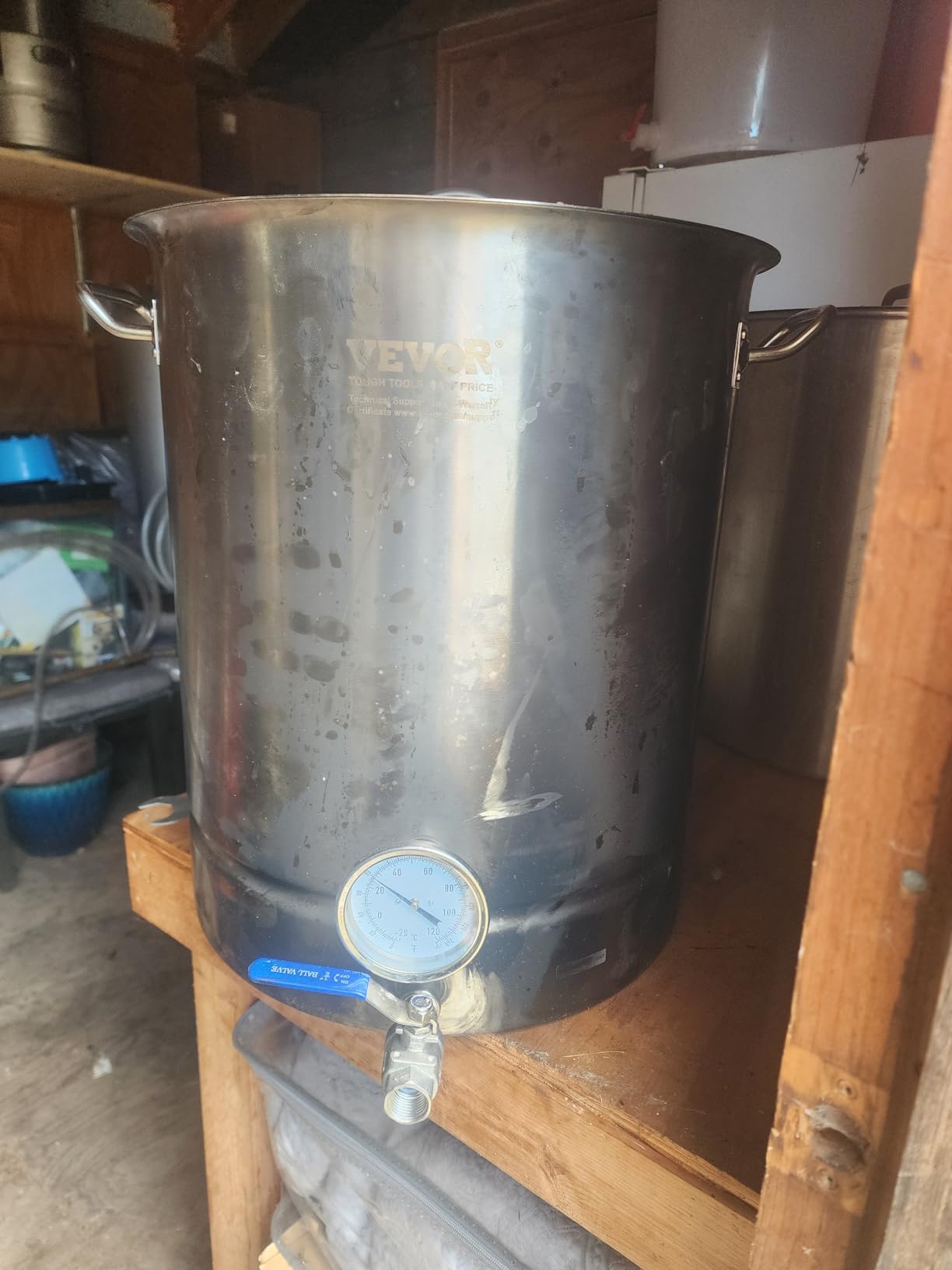 VEVOR Brew Kettle 16 Gal, Brewing Pot Stainless Steel, Brew Kettle Pot for Beer Brewing with Filter & Filter Tray, Tri Ply Bottom for Beer customer photo 2