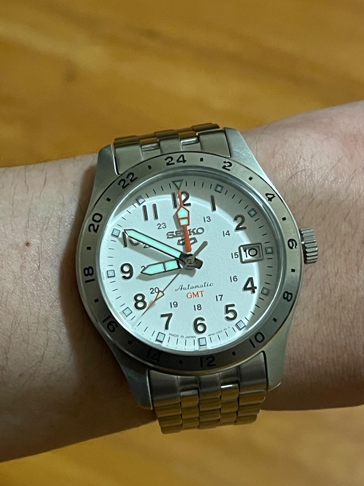Seiko 5 Sports Field GMT - Sports Style Mechanical Automatic with Leather Strap customer photo 1