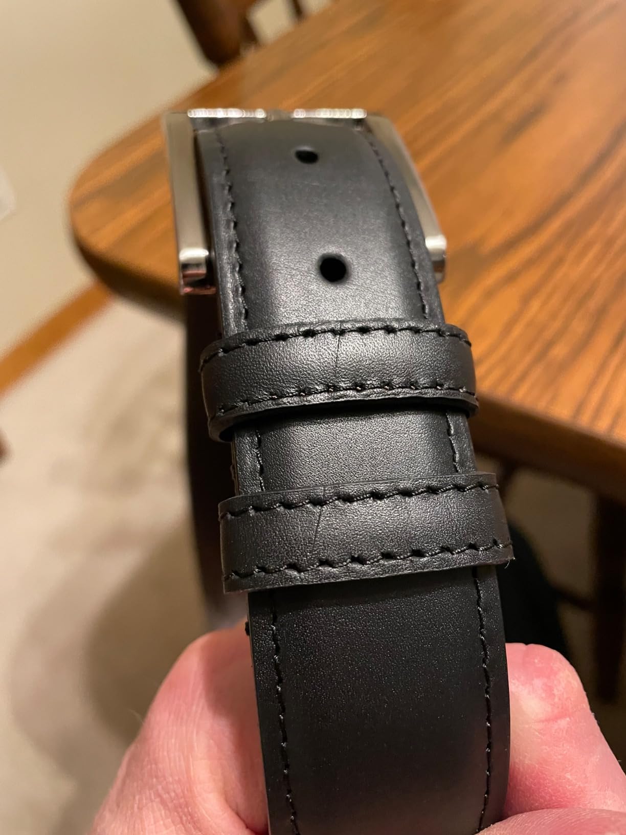 Men's Wide Basic Dress Belt customer photo 1