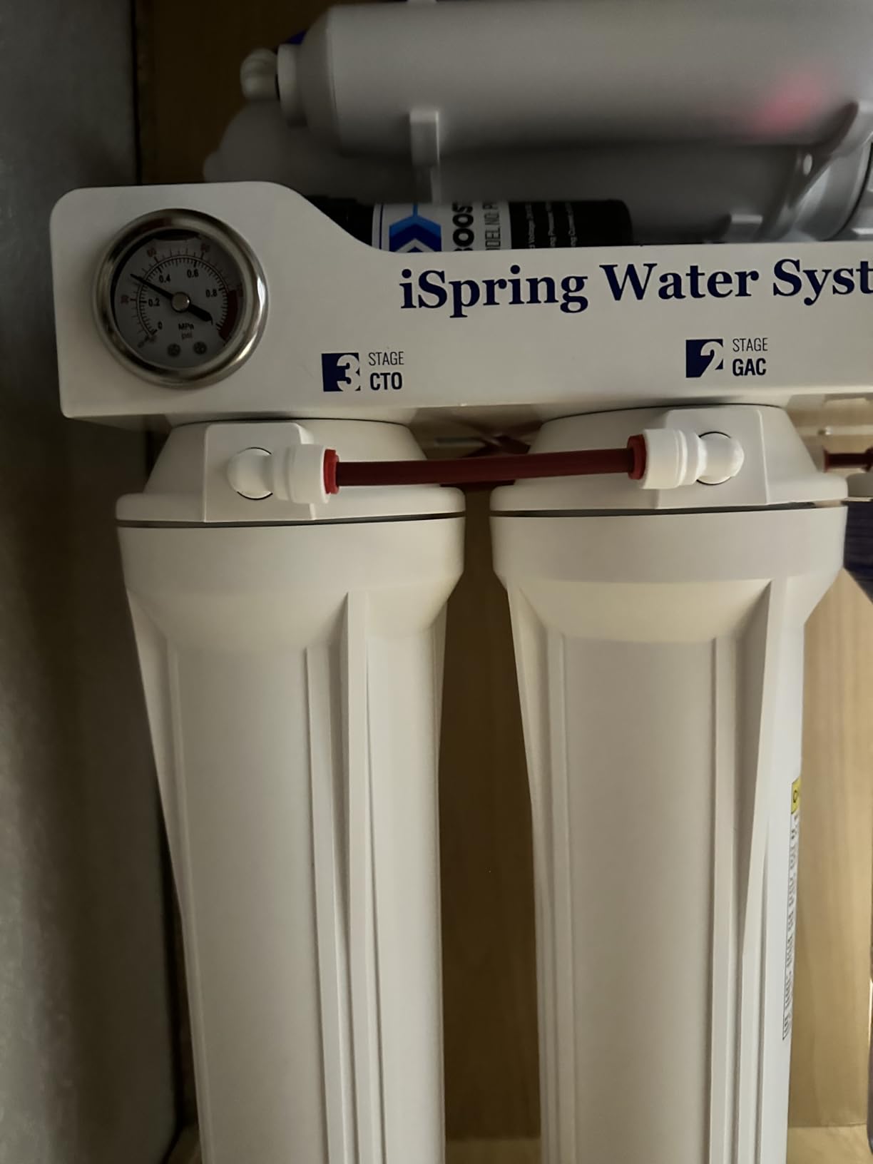iSpring RCC1DP Tankless RO/DI System, 5 Stage De-ionization Reverse Osmosis Water Filter, High Performing 150 GPD Tankless RO Water System for Aquarium with DI Water Filter & Pump customer photo 1