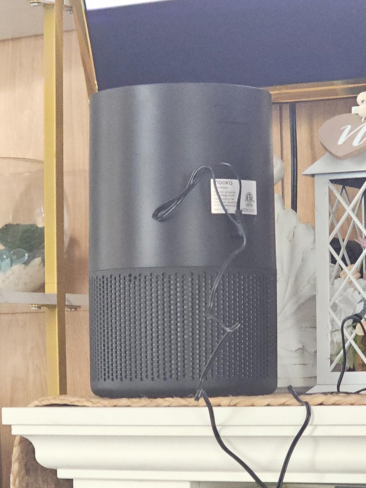 Air Purifiers for Home Large Room Pets Up to 1300 Sq Ft, MOOKA H13 True HEPA Air Purifier Cleaner with 360° Air Inlet, Fragrance, 13dB Air Purifier for Bedroom Wildfire Smoke Pet Dust Pollen (Black) customer photo 2