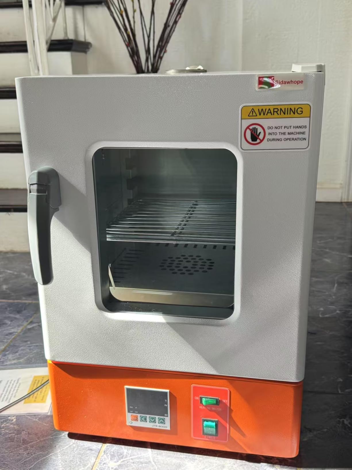 Electric Heating Constant Temperature Lab Incubator 22L 11X11X11Inch Chamber RT-70°C 110V 60Hz Cabinet Incubator for Reptile Egg Bacterial Culture Seed Germination Medical Science customer photo 1