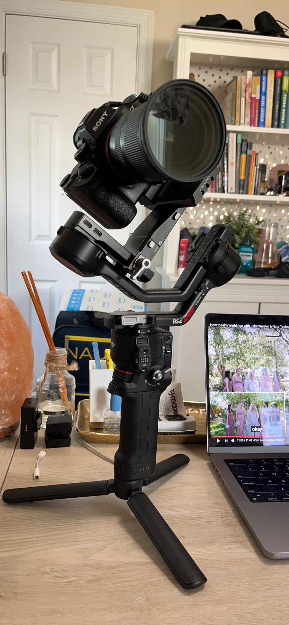 DJI RS 4, 3-Axis Gimbal Stabilizer for DSLR and Mirrorless Cameras Canon/Sony/Panasonic/Nikon/Fujifilm, 2nd-Gen Native Vertical Shooting, 2-Mode Switch Joystick, Teflon Axis Arms customer photo 2