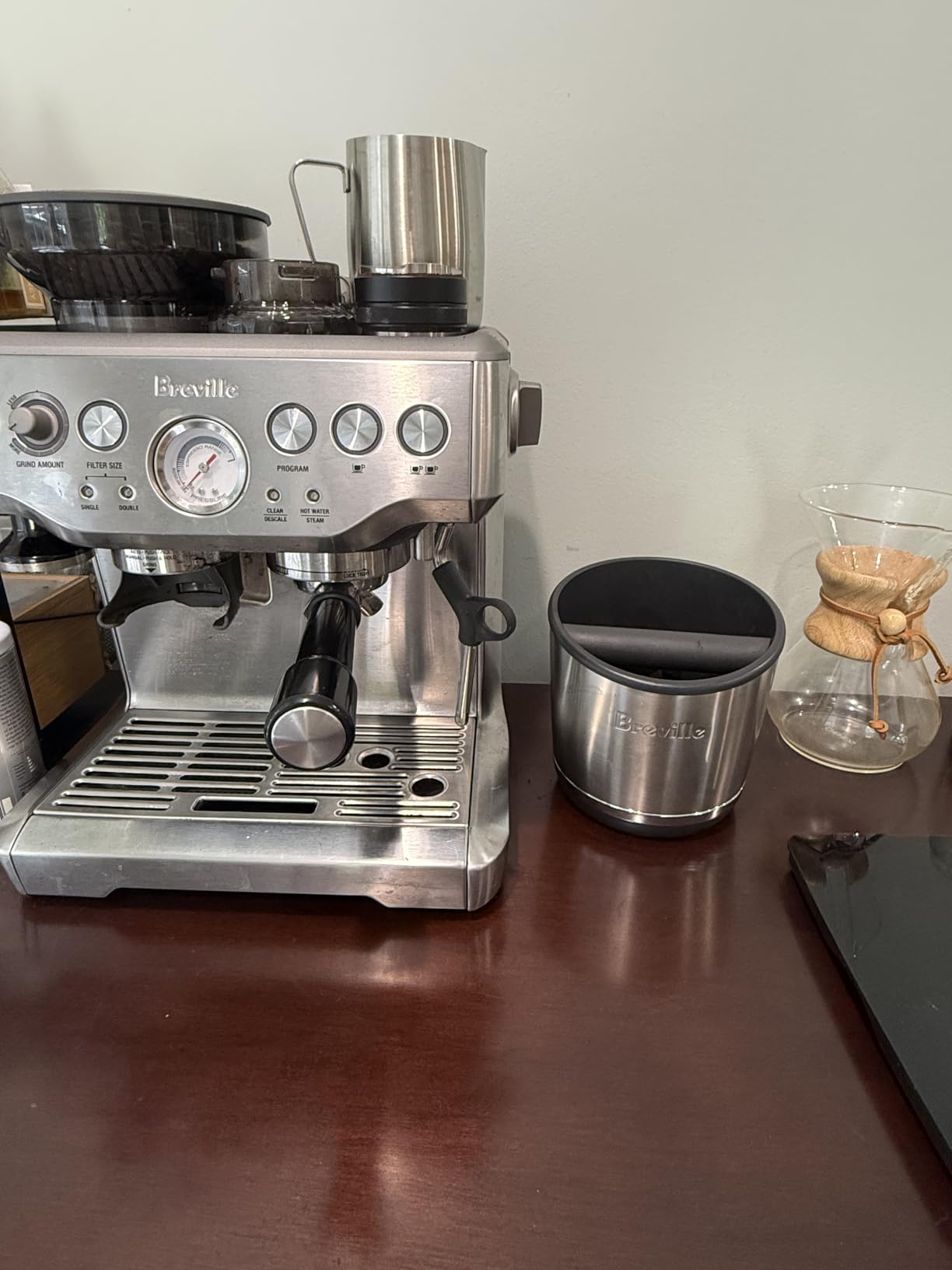 Breville BEA502BSS Knock Box 20 Espresso Machine Accessory, 20 Puck Capacity customer photo 2