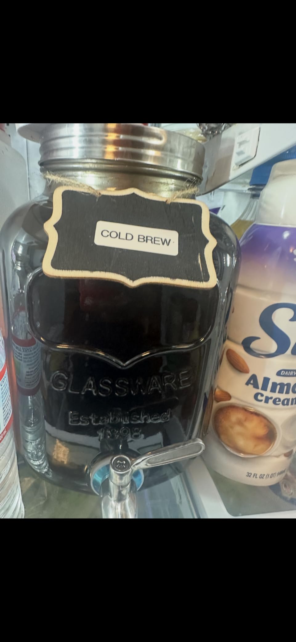 Zulay 1 Gallon/128oz Cold Brew Coffee Maker - Thick Glass Pitcher with Stainless Steel Filter, Lid & Spout customer photo 1
