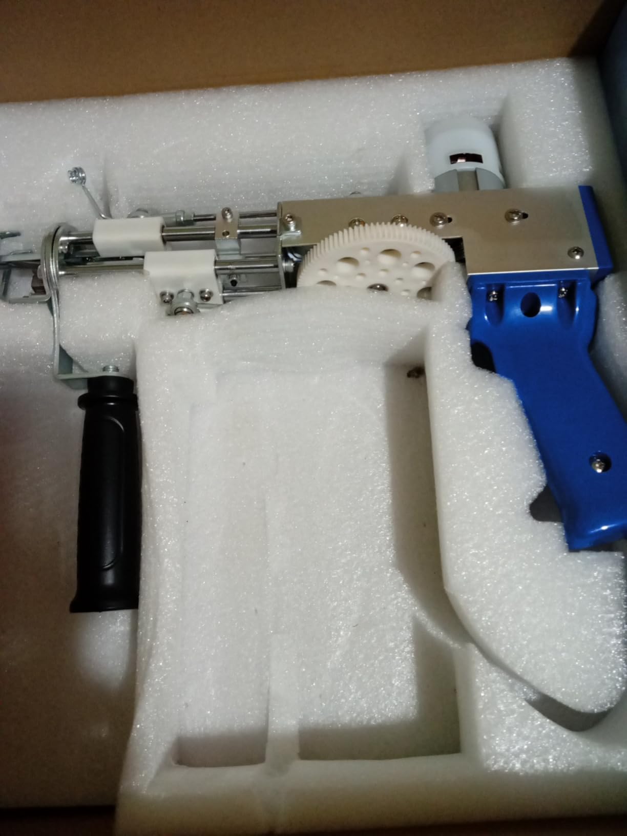 Rug Tufting Gun with Carpet Trimmer Kit, Tufting Gun Starter Kit Professional Tufting Rug Making Machine, 2 in 1 Cut Pile Loop Pile Tufting Gun Kits for Beginners and Amateur customer photo 1