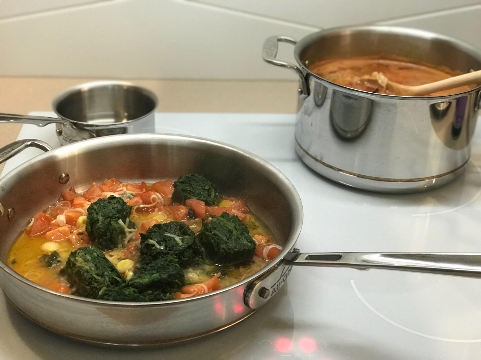 All-Clad Copper Core 5-Ply Stainless Steel Cookware Set, 5 Piece, Induction, Oven Broiler Safe 600F customer photo 2