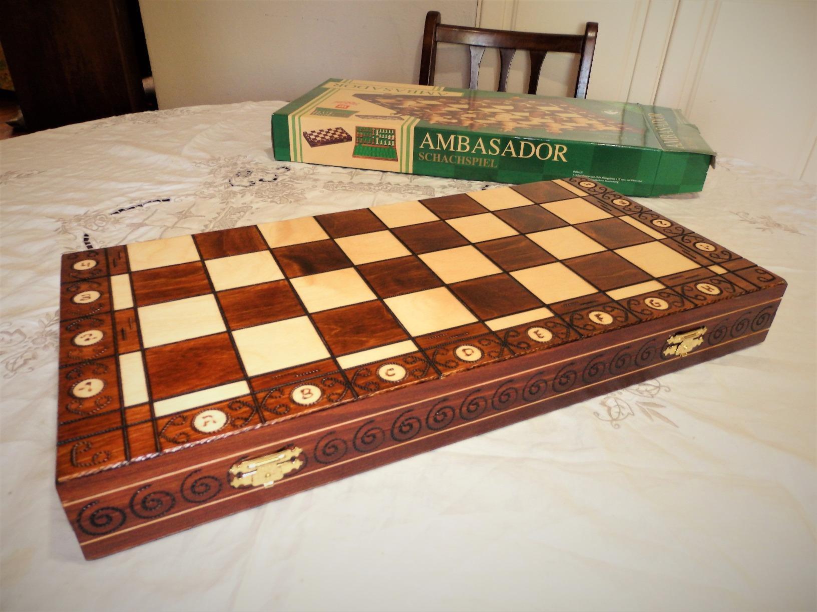 Wegiel Grand Royal Wooden Chess Set for Adults and Kids - 18 Inch Luxury Chess Set, Handcrafted from Premium Beech and Birch Wood - Unique Folding Design with Storage customer photo 2