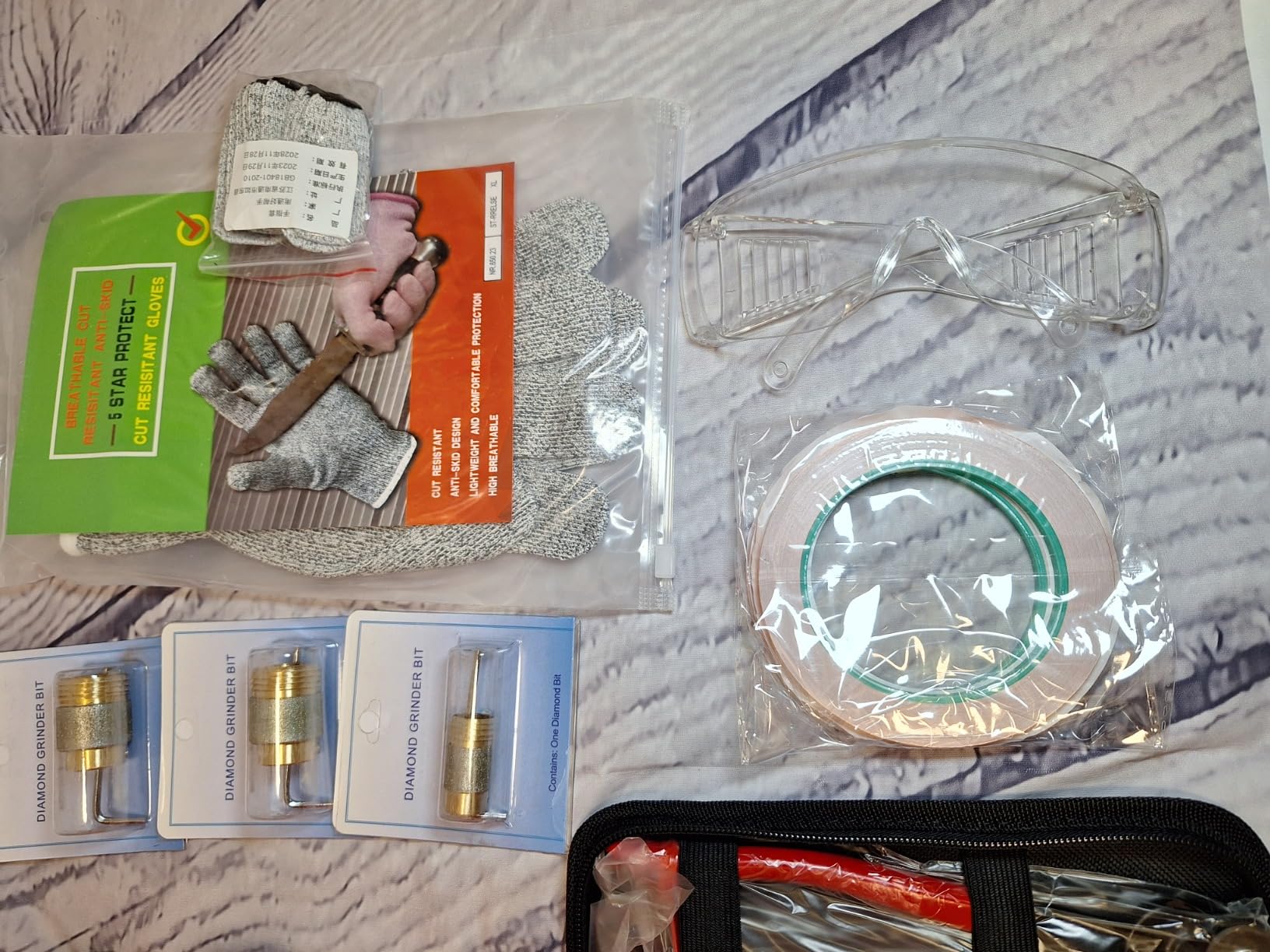 Stained Glass Kit with Glass Grinder, Stained Glass Kits for Adults, 5/8
