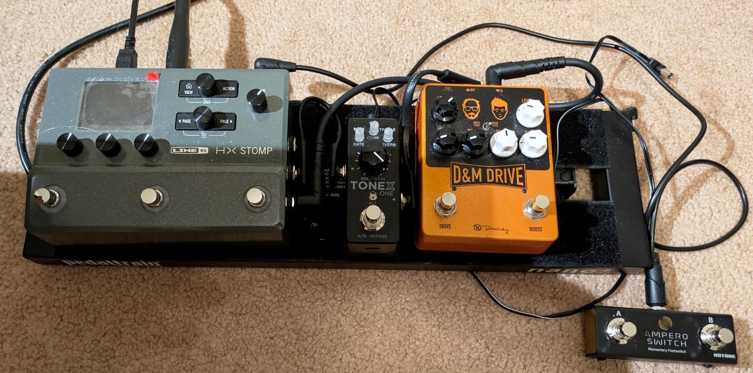 IK Multimedia TONEX One AI multiFX Micro-Pedal for Tone Modeling Amps and Effects customer photo 1
