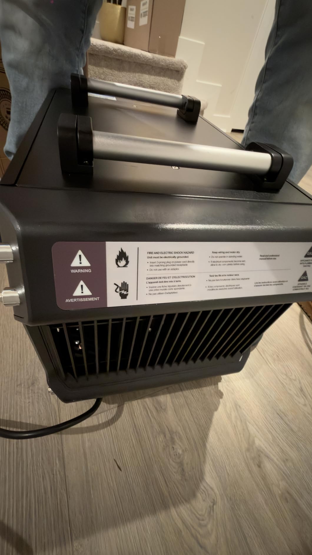 ALORAIR Crawlspace Dehumidifiers, 145 Pint Commercial Dehumidifier for Basements with Drain Hose, 1,800 Sq.Ft Auto Defrost Compact Portable Industry Crawl Spaces Dehumidifier customer photo 2