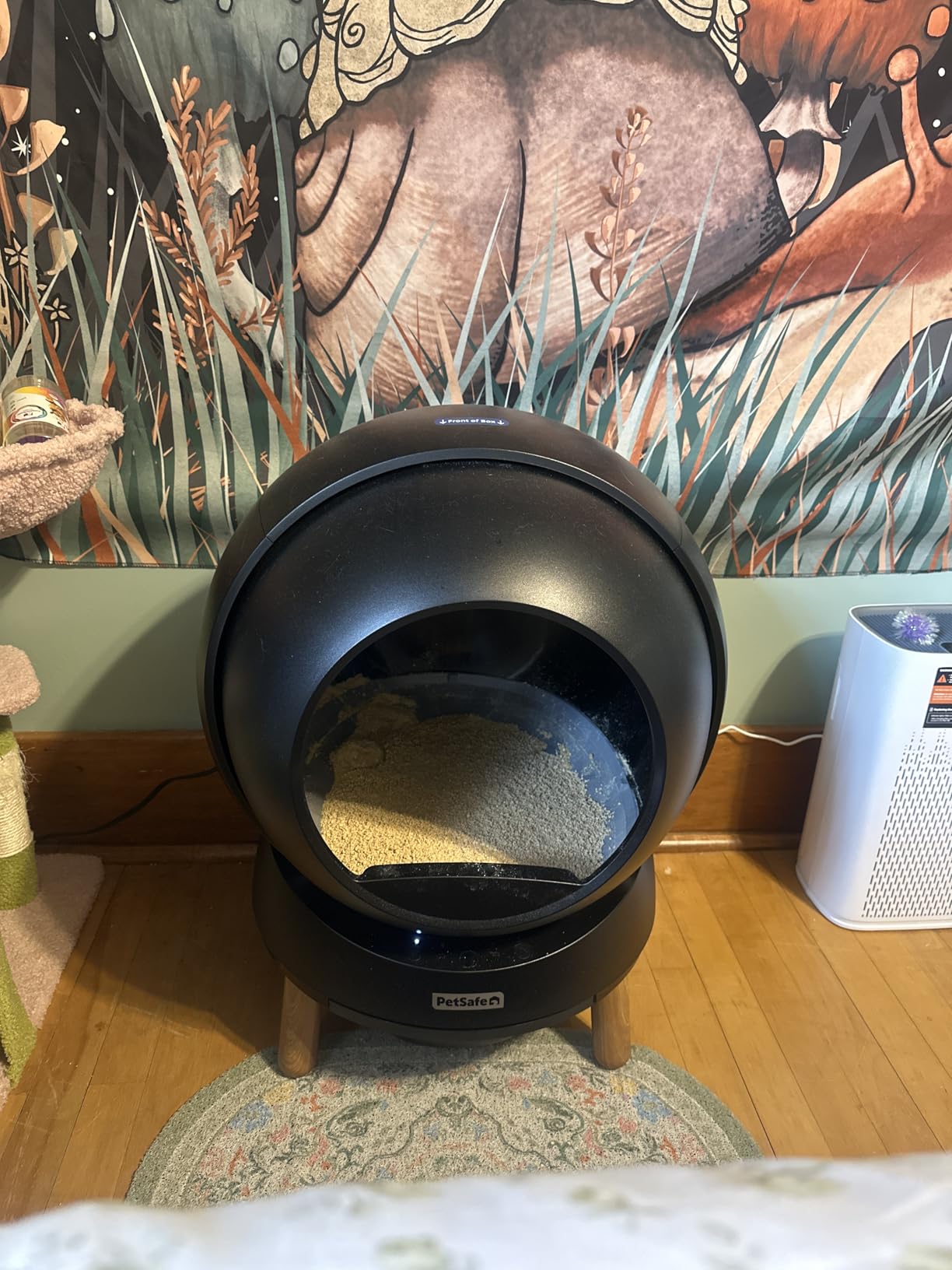 PetSafe ScoopFree SmartSpin Self-Cleaning Cat Litter Box Advanced Odor Control, App Controlled with Health Monitoring, Works with Any Litter, Up to 2 Weeks of Hands-Free Cleaning customer photo 1