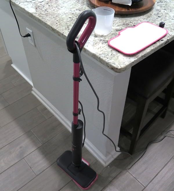 Schenley 19-in-1 Steam Mop Dual-Rod Design with Detachable Handheld Steamer for Walls, Grouts, Hard Floors, Tiles, includes Multi-purpose Accessories, Washable Microfiber Pads and Disposable Pads customer photo 2