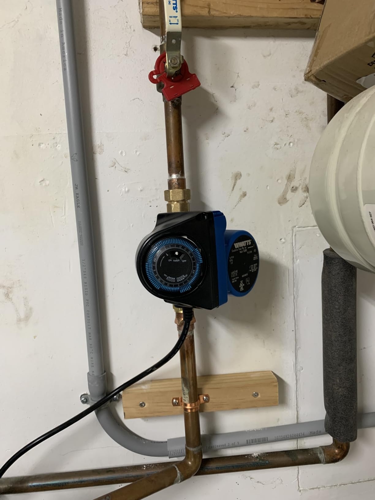 Watts Heat H2O Hot Water Recirculation System w/Programmable Timer, Instant Hot Water, 3 Year Warranty, Pump, 2 Adapters, Sensor Valve, Mounting Screws, 2 Supply Lines, Easy DIY Install (0955805) customer photo 2