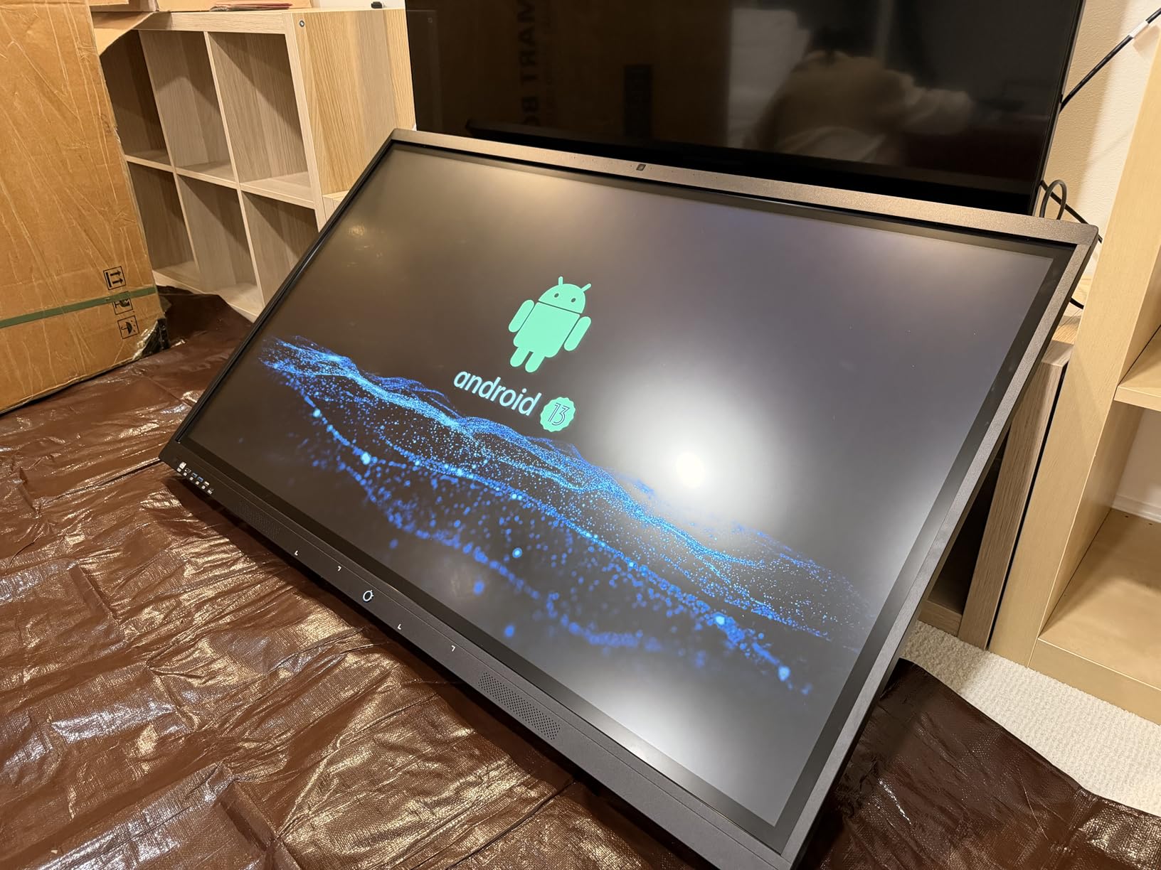 86'' Smart Board, 4K UHD Interactive Touchscreen Whiteboard, Android13 8+128GB Wireless Smartboard for Classroom Home Office Studio customer photo 2
