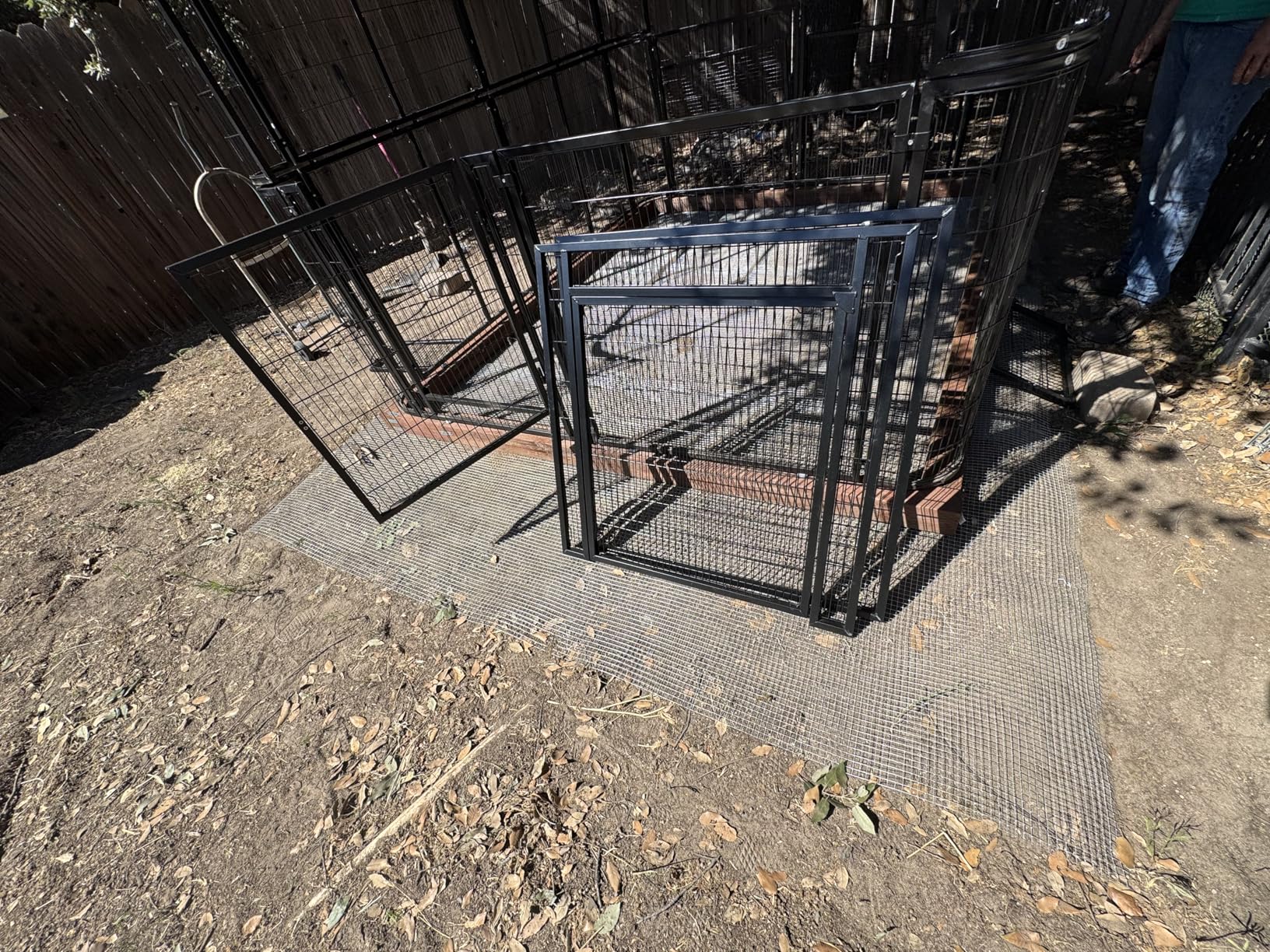 87-Inch Heavy Duty Walk-in Bird Cage - Large Outdoor Aviary Metal Birdcage with Stand customer photo 1
