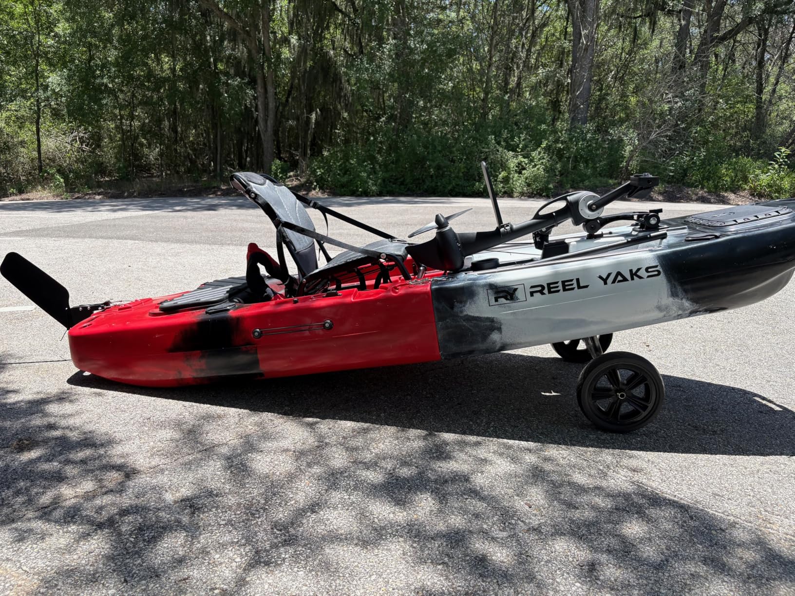 Reel Yaks Raider Modular Fishing Kayak - 9.5ft, 380 lbs Capacity - Pedal Fishing Kayaks for Adults & Youth customer photo 2