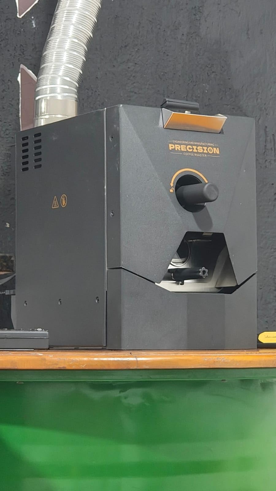 1Pound Electric Coffee Roaster for Home Use, Automatic Roasting And Easy Operation, With Smoke Filter, Chimney Tube, And Chaff Collector customer photo 2