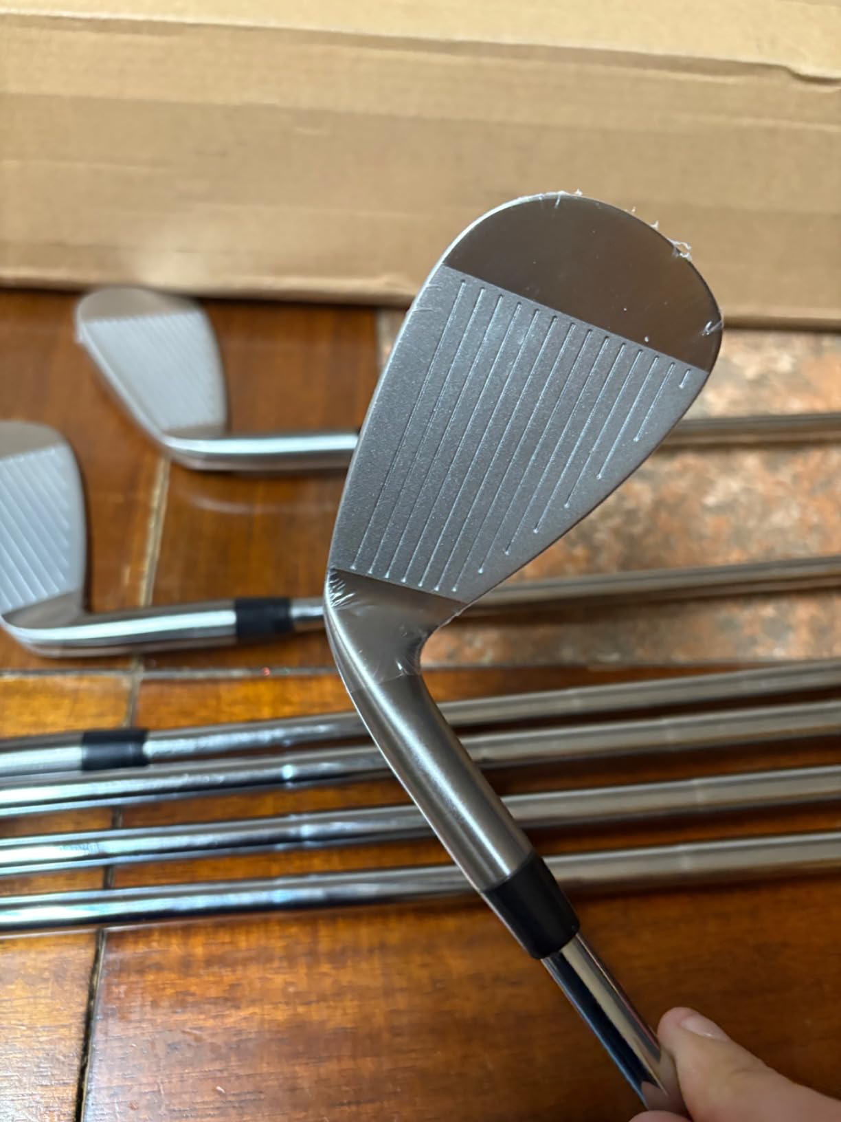 RXR Golf Full Iron Sets for Men - Stiff Flex - 4,5,6,7,8,9 Pitching Wedge - Right Handed - Steel Shaft - New Superior Golf Club Iron Set Blades - Standard Length customer photo 5