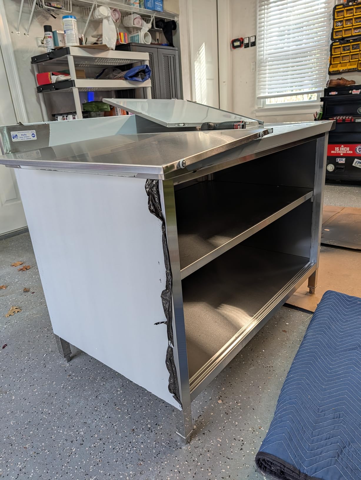 Hally Stainless Steel Cabinet, 24