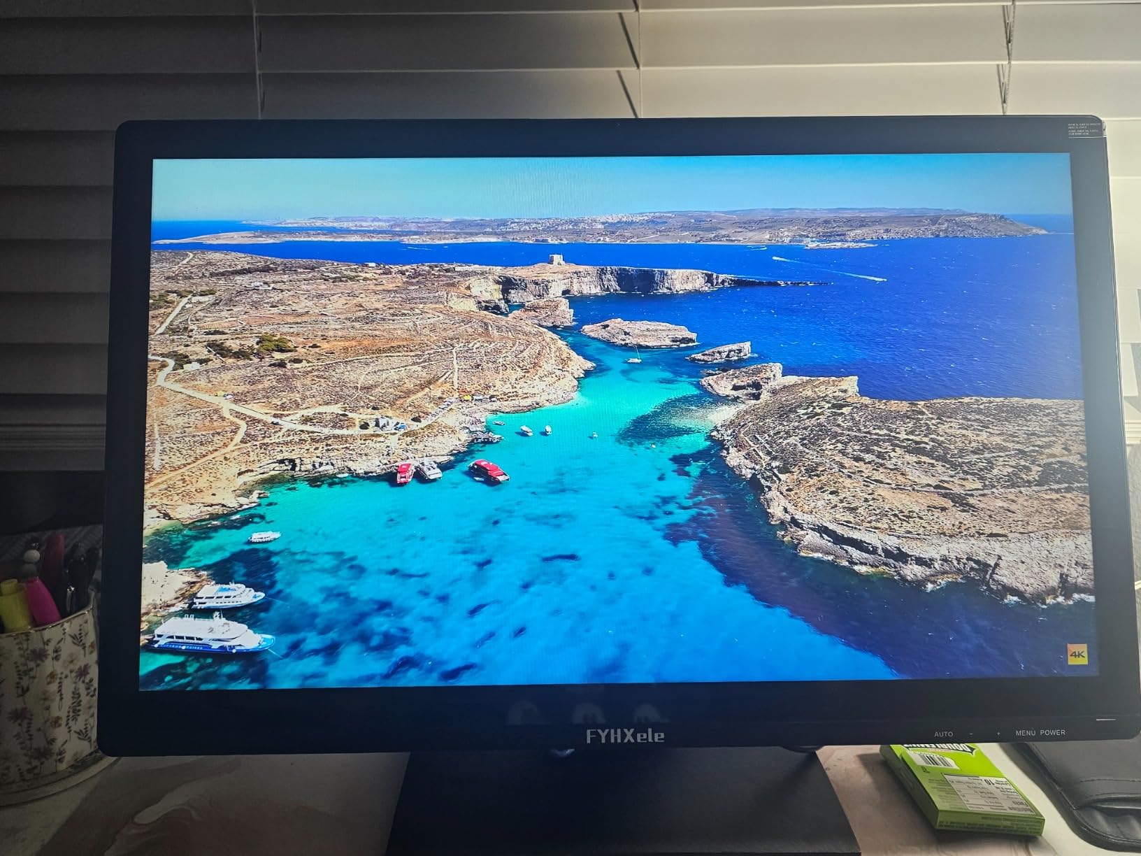 FYHXele 24 Inch Touchscreen Monitor, IPS FHD 1080P Touch PC Display, 100Hz, LED Backlit Multi-Touch Monitor, VESA, HDMI & VGA & USB Computer Touch Screen for Gaming, Business, Warehouse, Bar, Gym customer photo 3