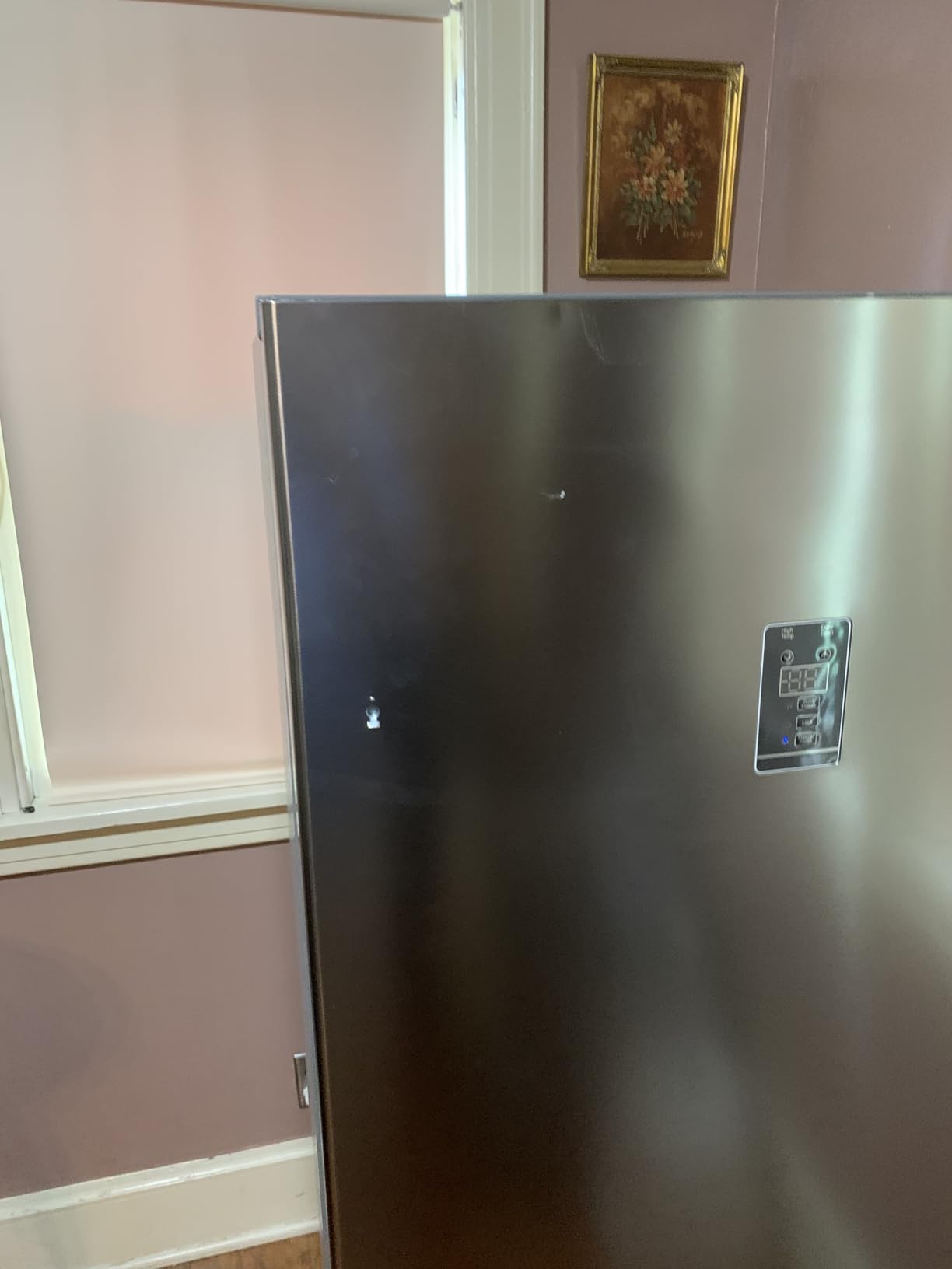 Newair Upright Freezer | 13.8 Cu. Ft., Garage-Ready Stand Up Freezer with Digital Controls, Auto Defrost, Fast Freeze Mode & LED Lighting | Stainless Steel customer photo 1