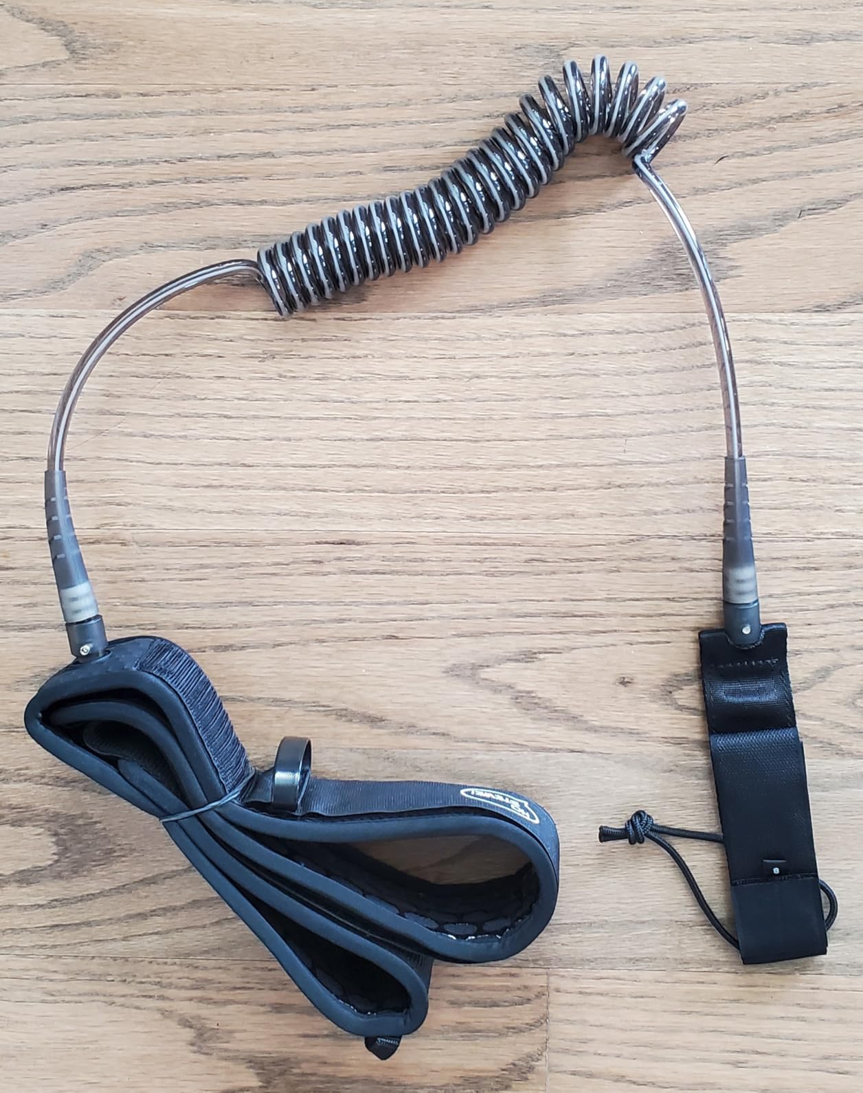 Ho Stevie! Foil Waist Leash for Hydrofoil Boards - No Drag in Water, No Toe Tangles - 8ft Coiled Waist Leash customer photo 2