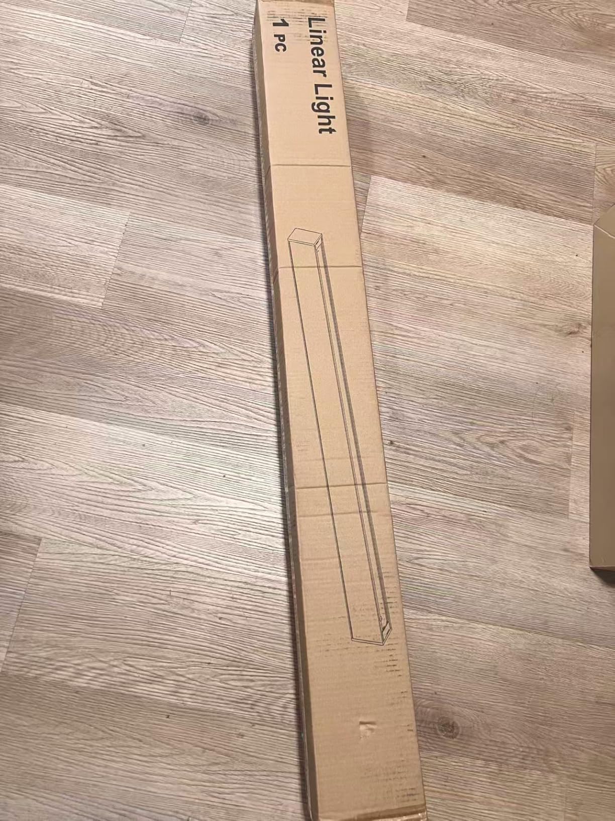 JTT 4FT LED Linear Light,50W/40W/30W Linkable Office Light Fixture,3000K-5000K Selectable,0-10V Dimmable Architectural LED Suspension Ceiling Hanging for Shop Basement Light Dining Gym Room, 4 Packs customer photo 1
