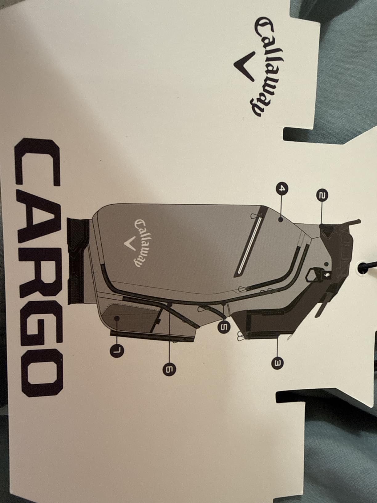 Callaway Golf Cargo Cart Bag customer photo 2