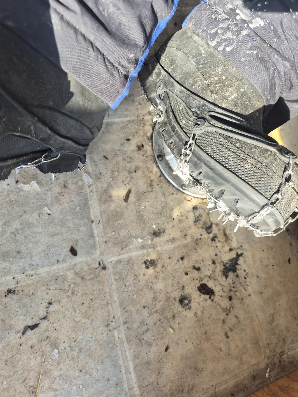 Yaktrax Adventure Grip - Durable Winter Traction Device with Stainless Steel Spikes for Ice and Snow customer photo 1