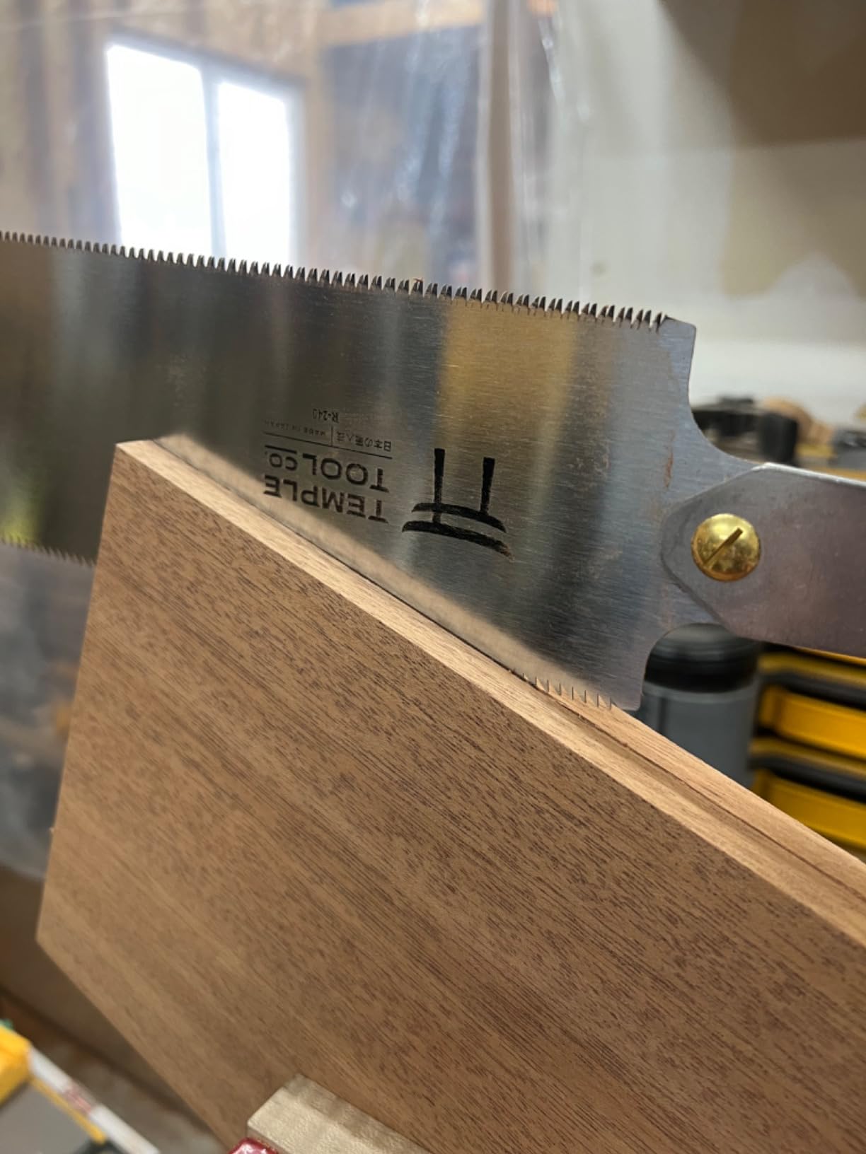 Japanese Pull Saw - 9.5 Ryoba Hand Saw with Rip-cut and Crosscut - Wood Saw for Dovetails, Tenons, Joinery - Temple Tool Co. customer photo 2