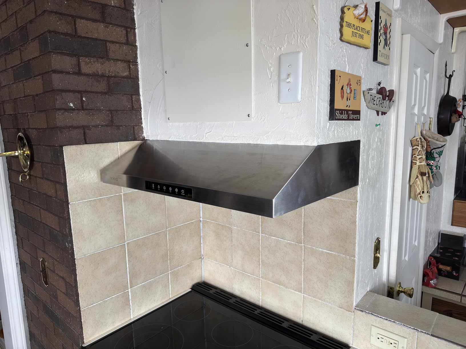 VIKIO HOME 36 Inch Under Cabinet Range Hood 900 CFM, Dual Motor Powerful Kitchen Vent Hood, Gesture & Touch Control, Ultra Quiet DC Motor, Dishwasher-Safe Filters, LED Lights, Stainless Steel customer photo 1