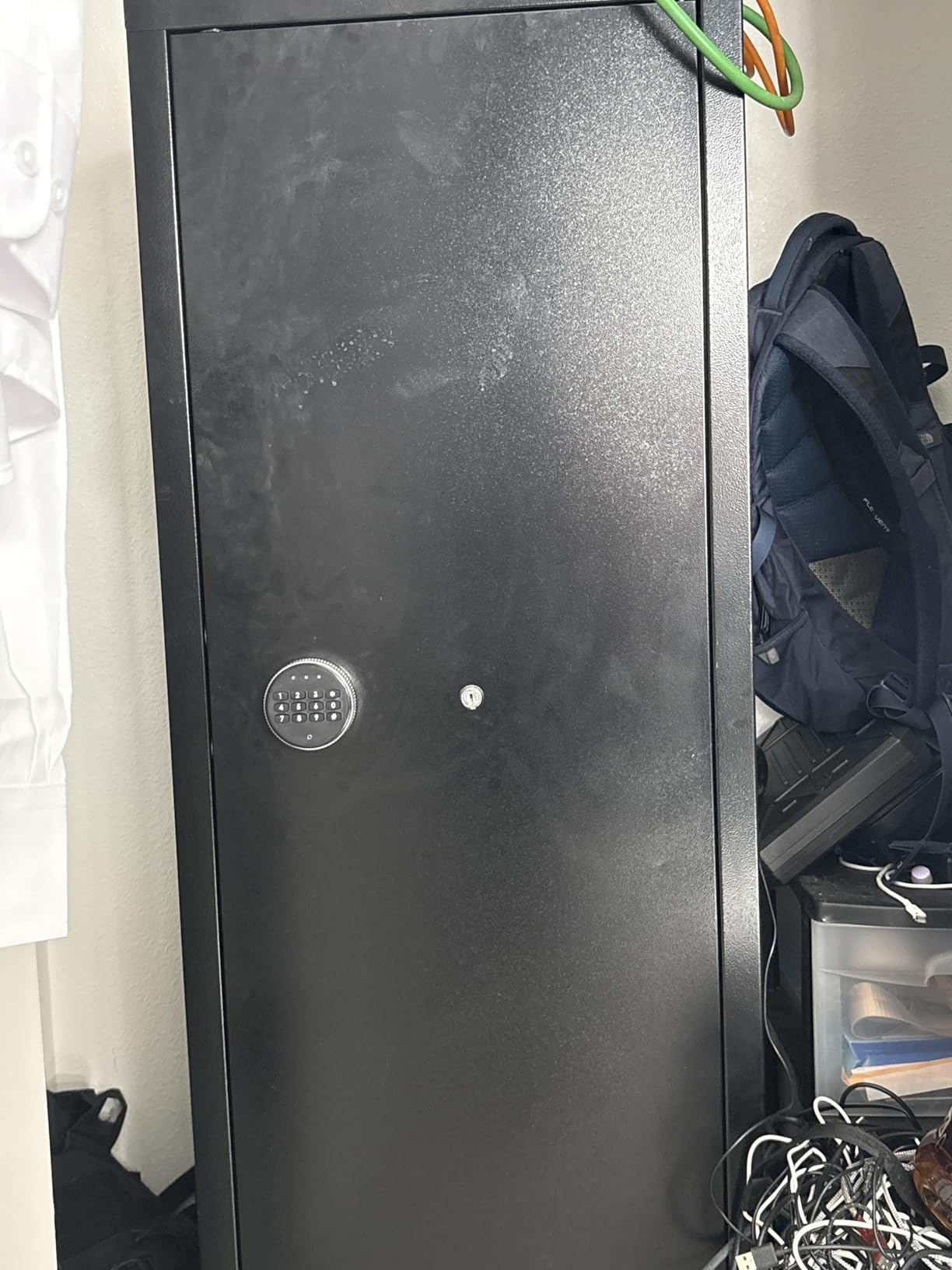 Superday 14-16 Rifle Gun Safe with Keyboard, Quick Access Large Gun Safe for Rifles, Locking Fireproof Gun Cabinet Rifle Safe with Gun Safes Pockets and Adjustable Rifle Rack customer photo 1